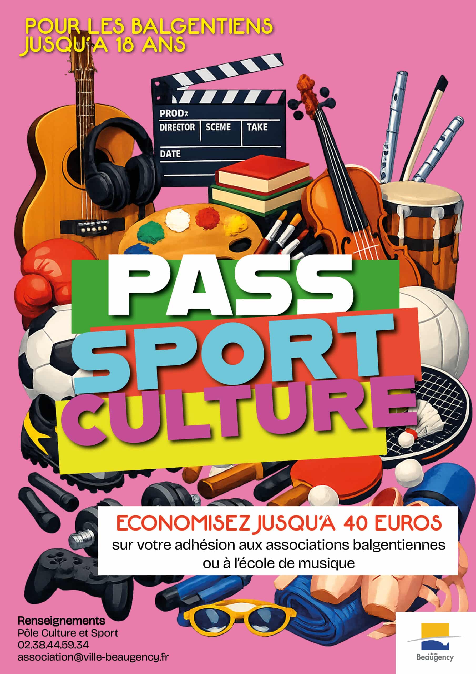 AFFICHE PASS SPORT CULTURE 2026
