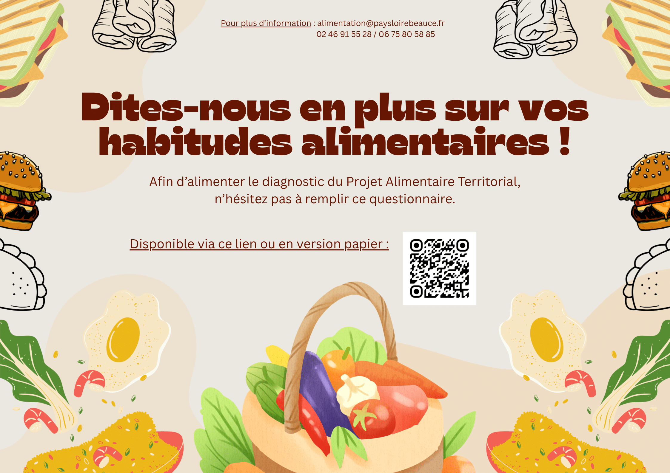 Affiche A3_questionnaires habitudes alimentaires